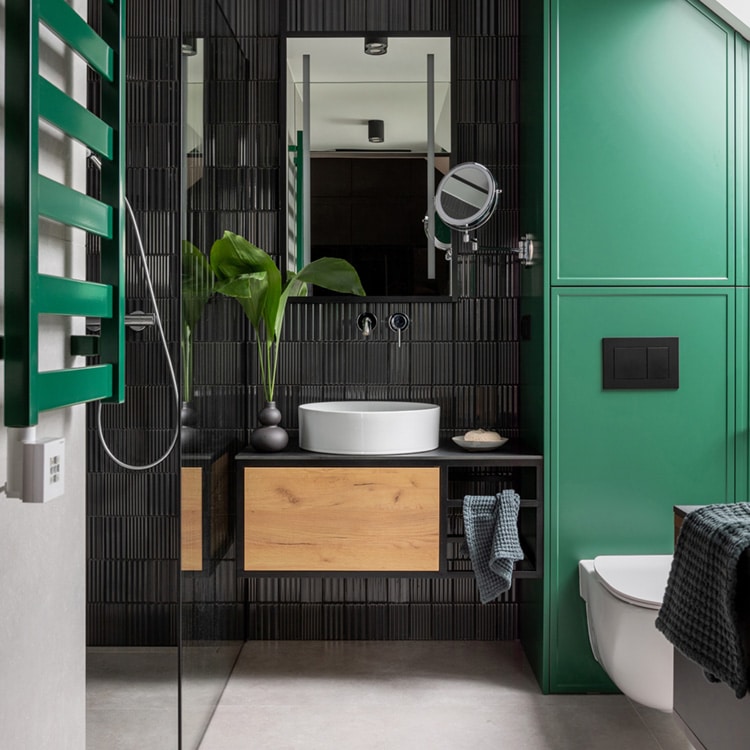 bathroom remodelers stylish interior of bathroom stock image placeholder